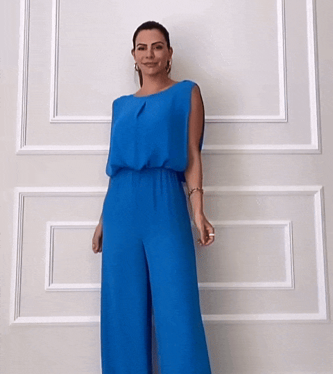 Sophia – backless jumpsuit met diepe V-hals