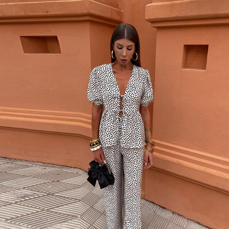 Luna – Oversized Linnenblend Blouse Zomer Set