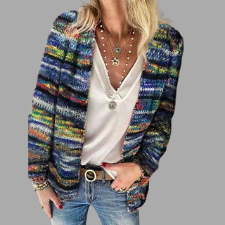 Charlotte – Kleurrijk Cardigan Vest Voor Dames Van Wol