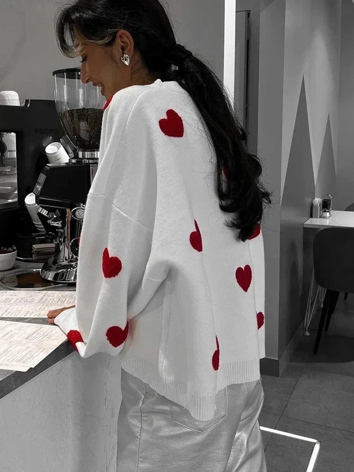 Luna - Heart Sweater