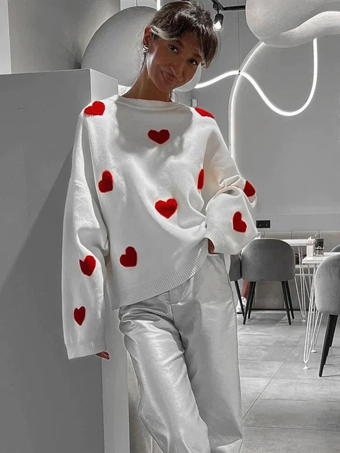 Luna - Heart Sweater