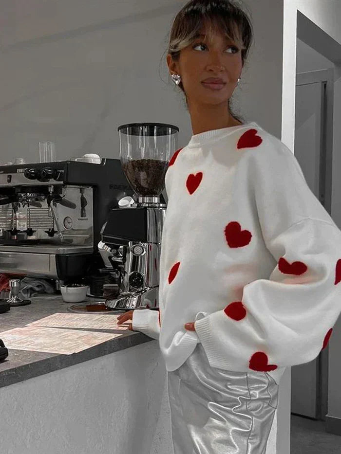 Luna - Heart Sweater