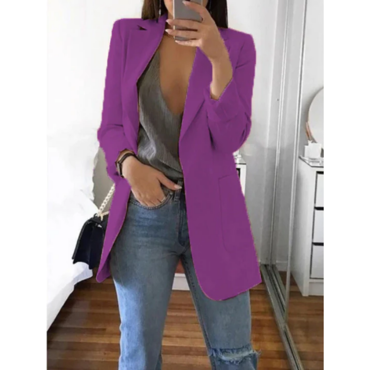 Julianne – slim-fit damesblazer met elegante belijning