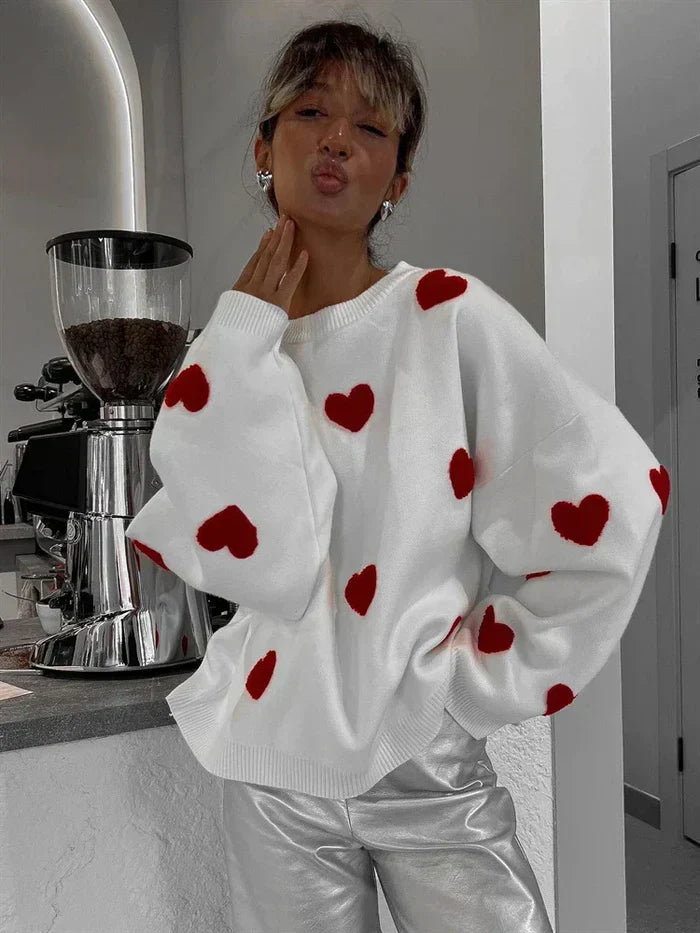Luna - Heart Sweater