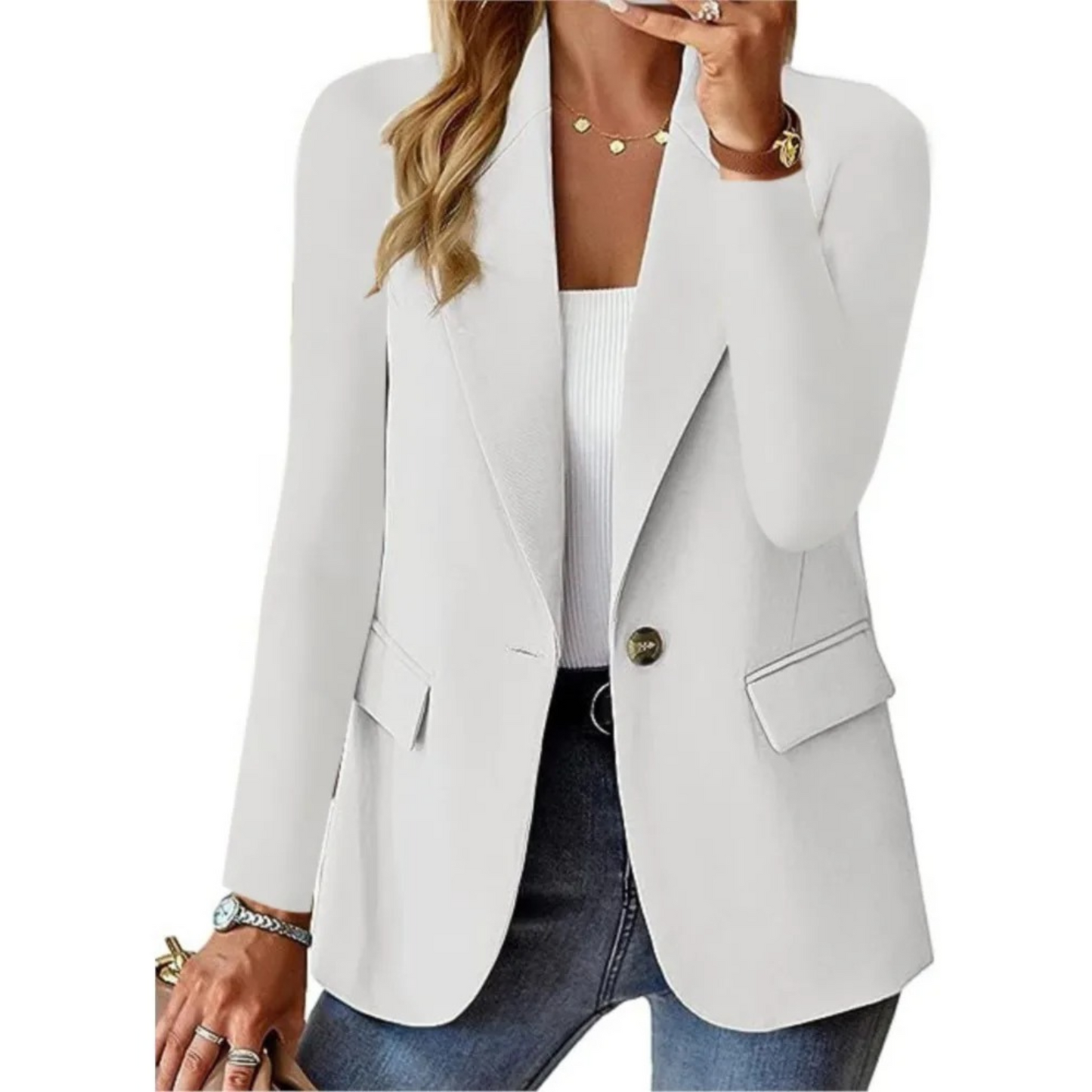 Maud – getailleerde damesblazer met elegante snit