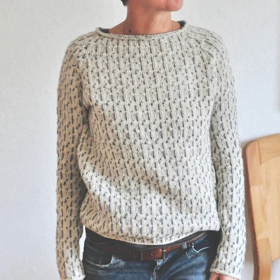 Claire – Knit Trui Met Klassieke Ronde Hals