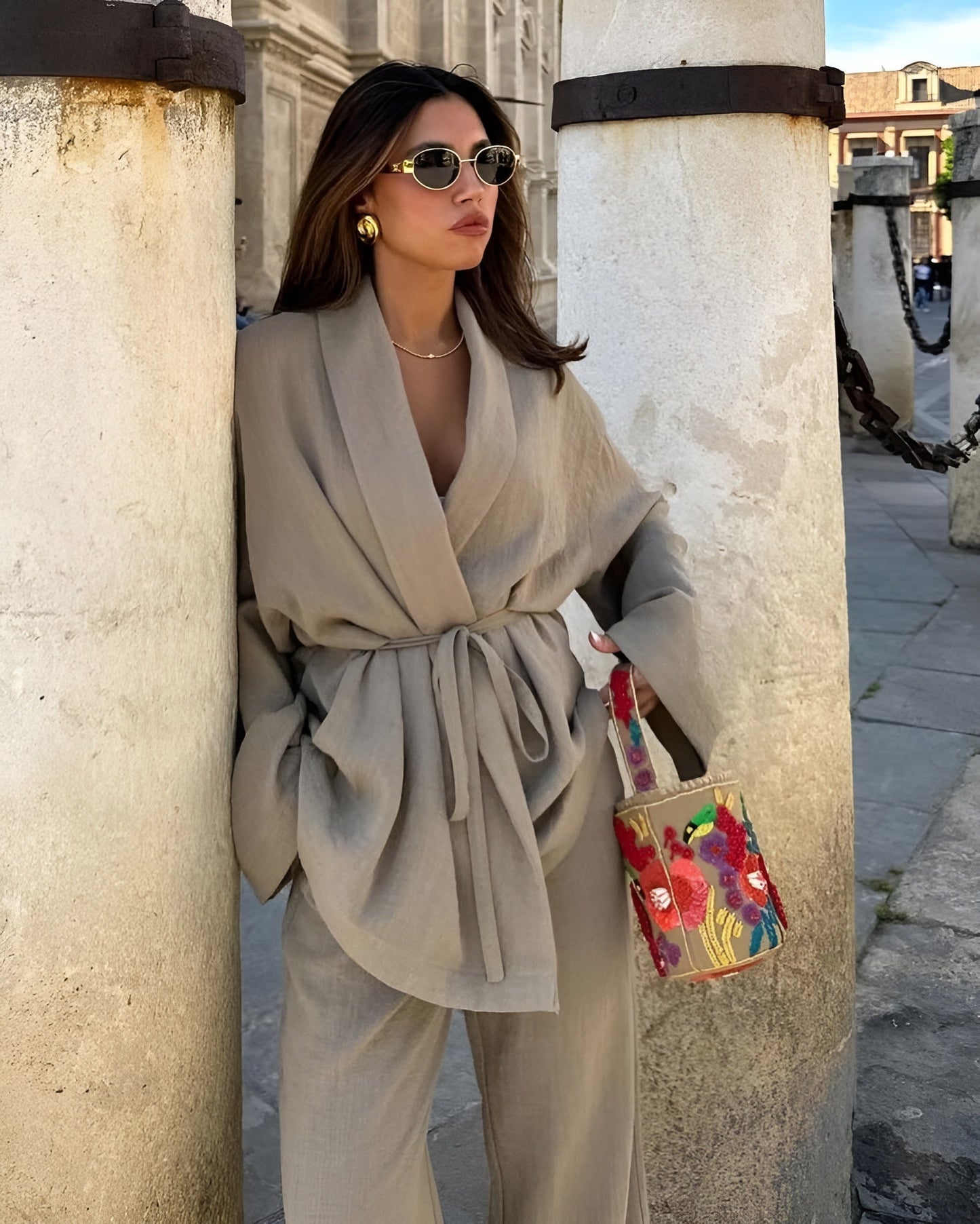 Lana – Zomerse kimono in luchtig linnen