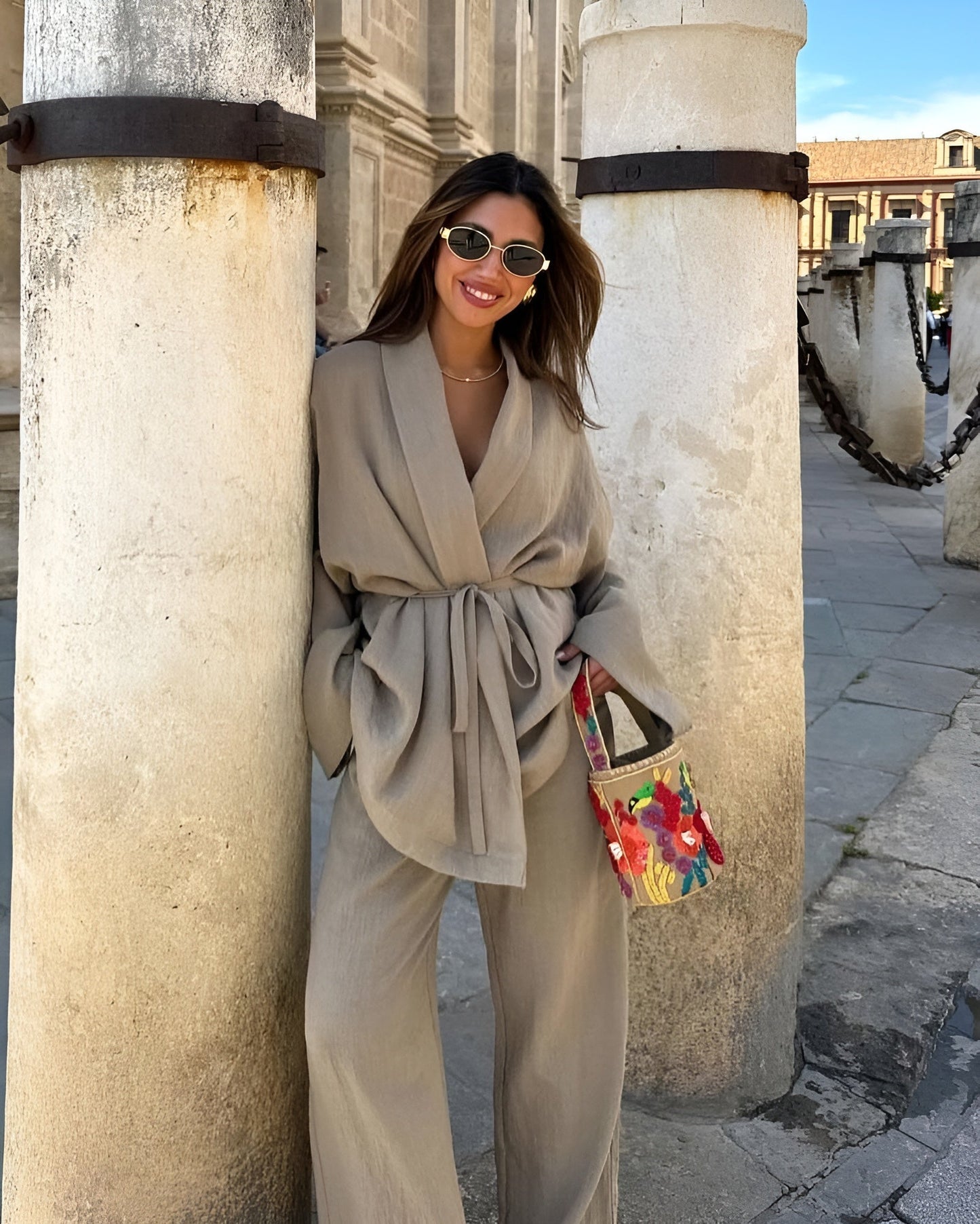 Lana – Zomerse kimono in luchtig linnen