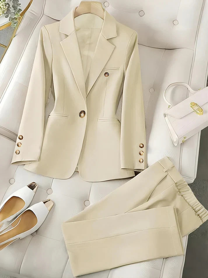Elise – single-breasted blazer met lange mouwen