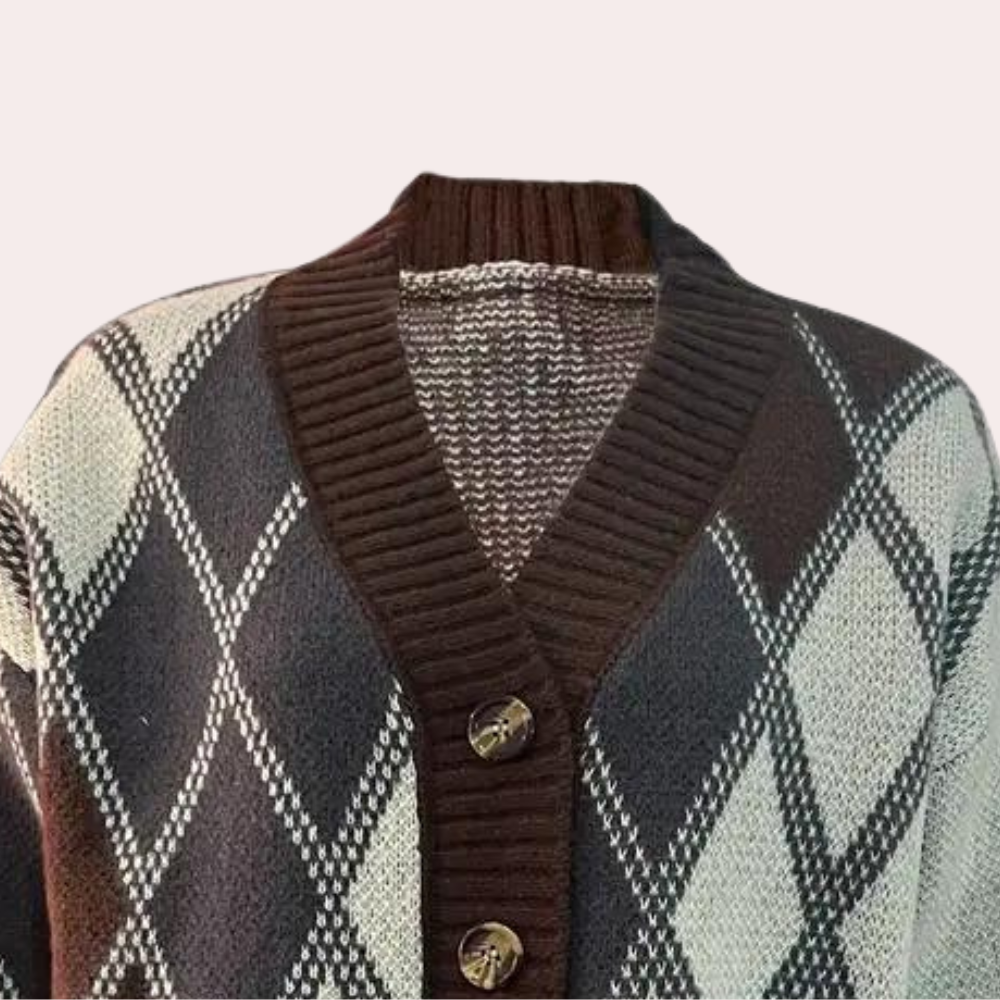 Carol – oversized vintage cardigan vest