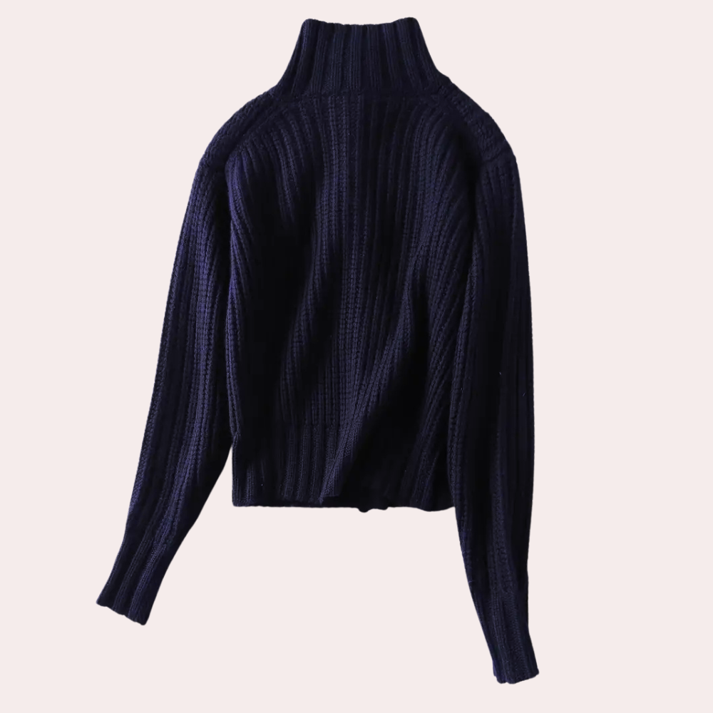 Inara – gebreid cardigan vest van wol