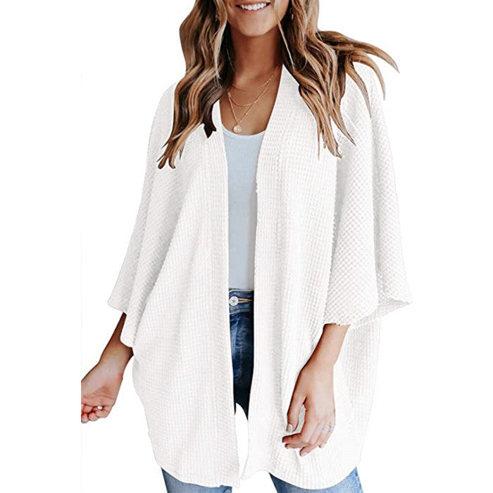 Gerson – luchtig dames cardigan-vest met vleermuismouwen