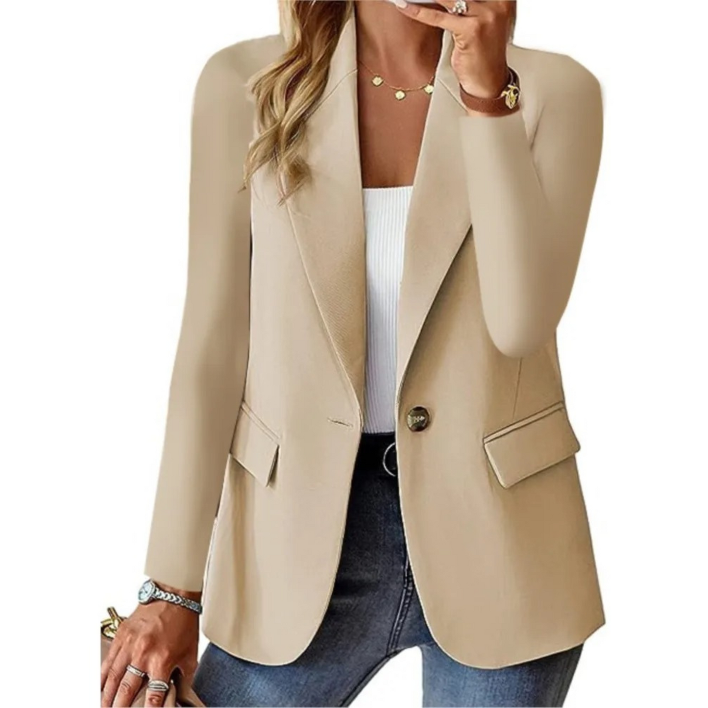 Maud – getailleerde damesblazer met elegante snit