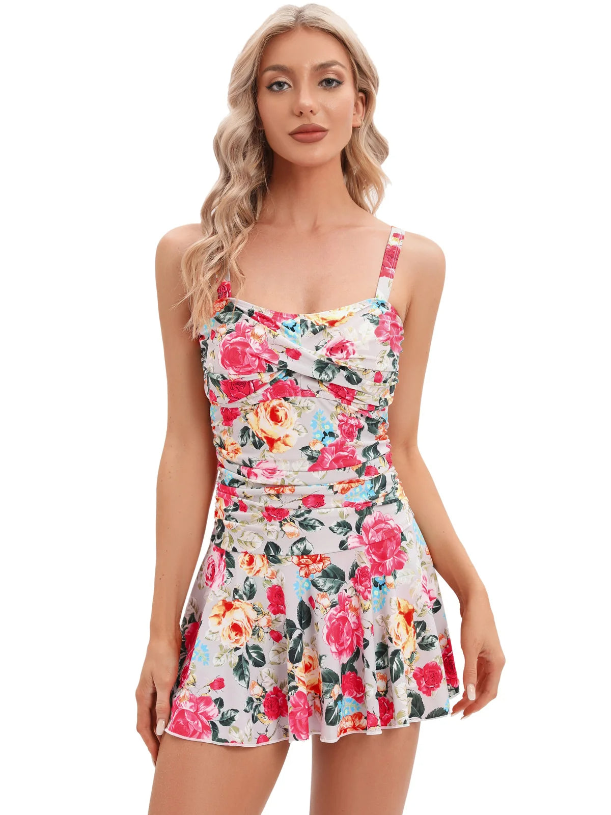 Noor – Plus-size badpakjurk met Buikbedrukking