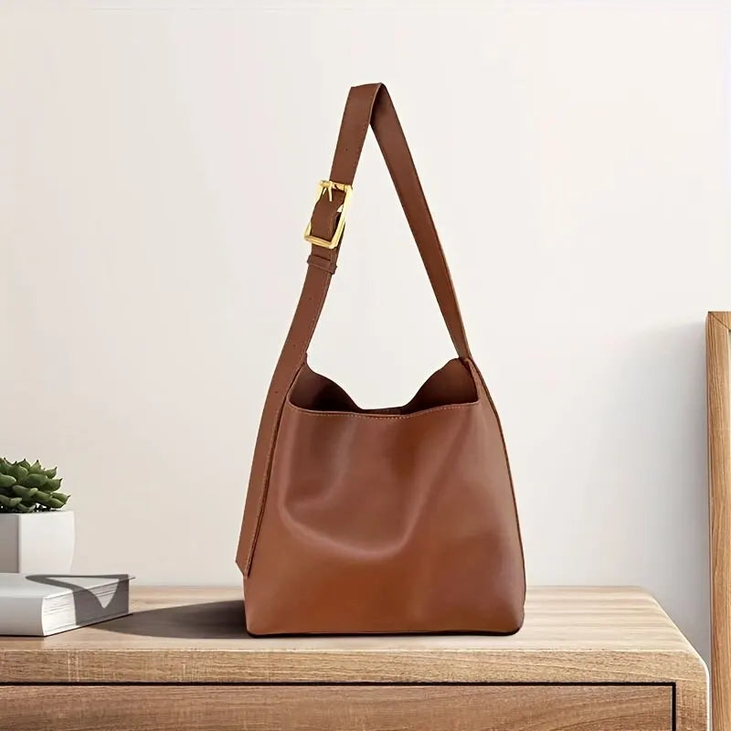 Nova – PU Leren Schouder Tas Met Verstelbare Band