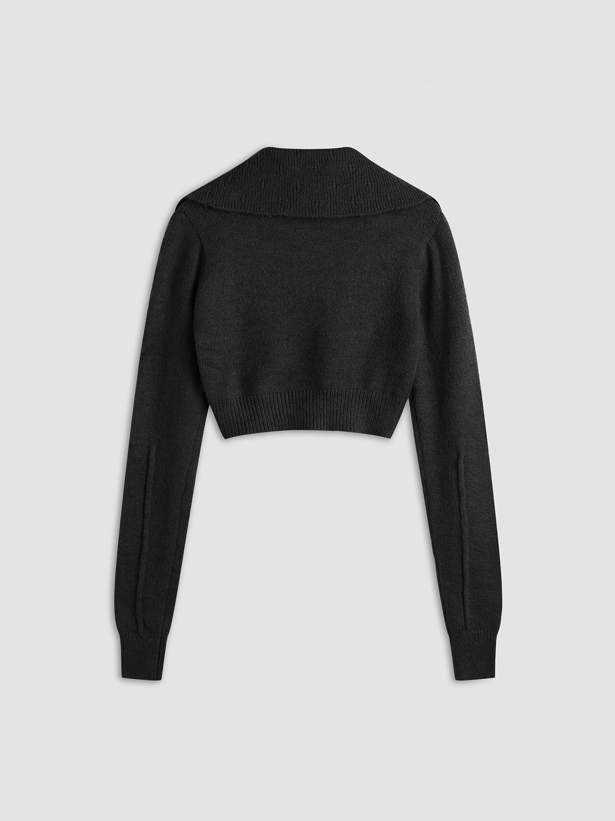 Claire – Cropped zomer vest met klassieke kraag en getailleerde pasvorm