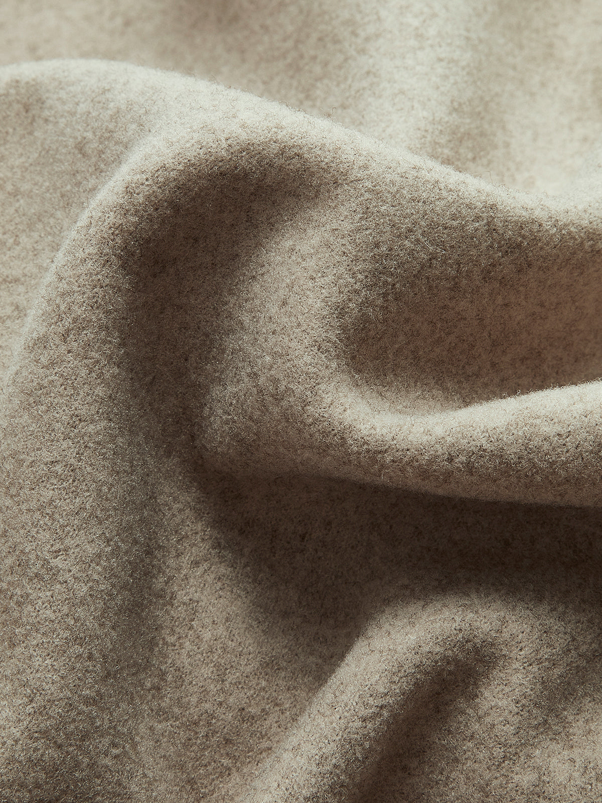 Sable – oversized double-breasted jas van zachte wolmix
