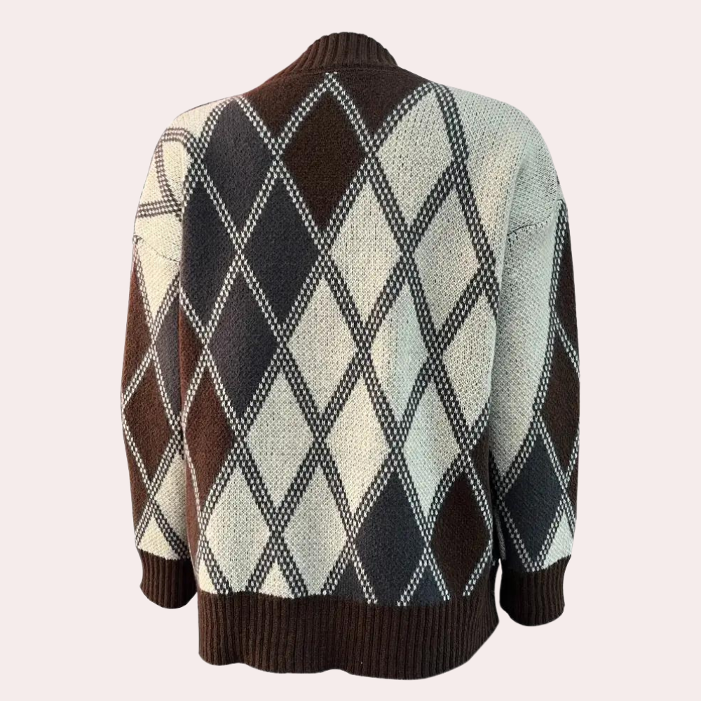 Carol – oversized vintage cardigan vest