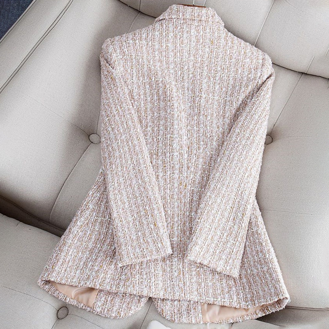 Bente – geruite blazer met getailleerde pasvorm