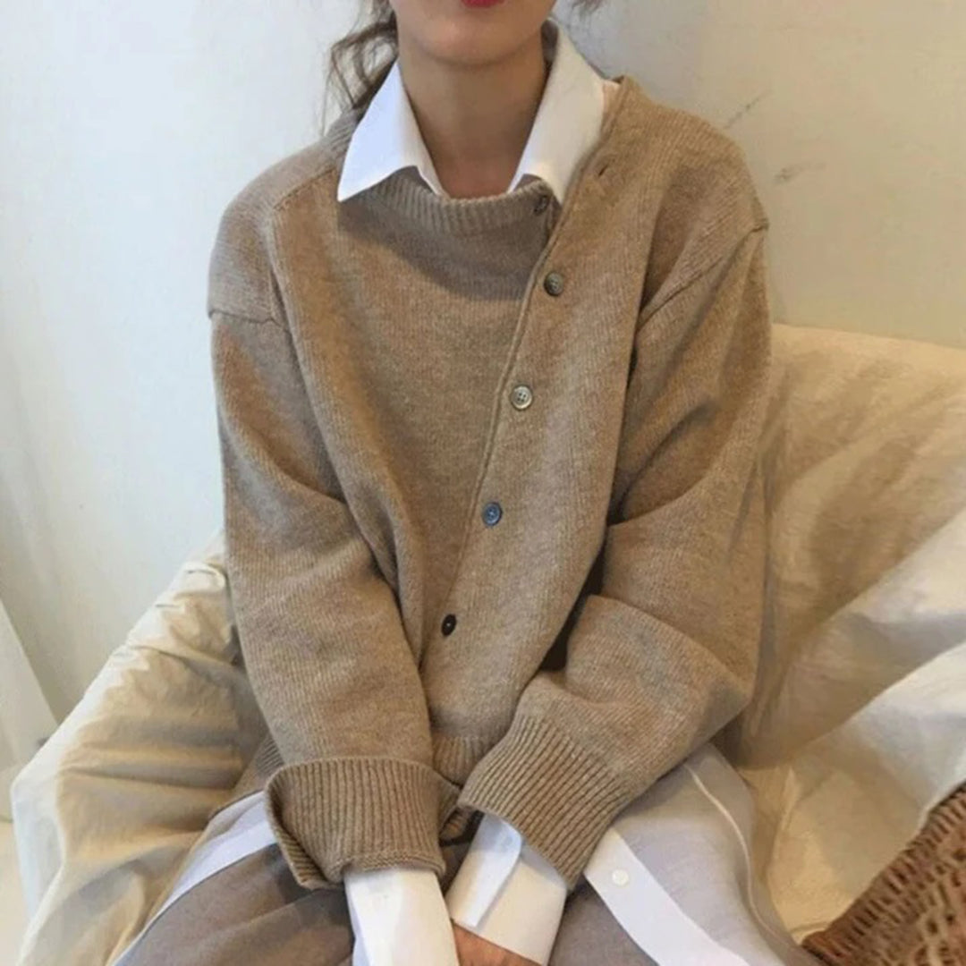 Kaitlin – cardigan vest van polyester