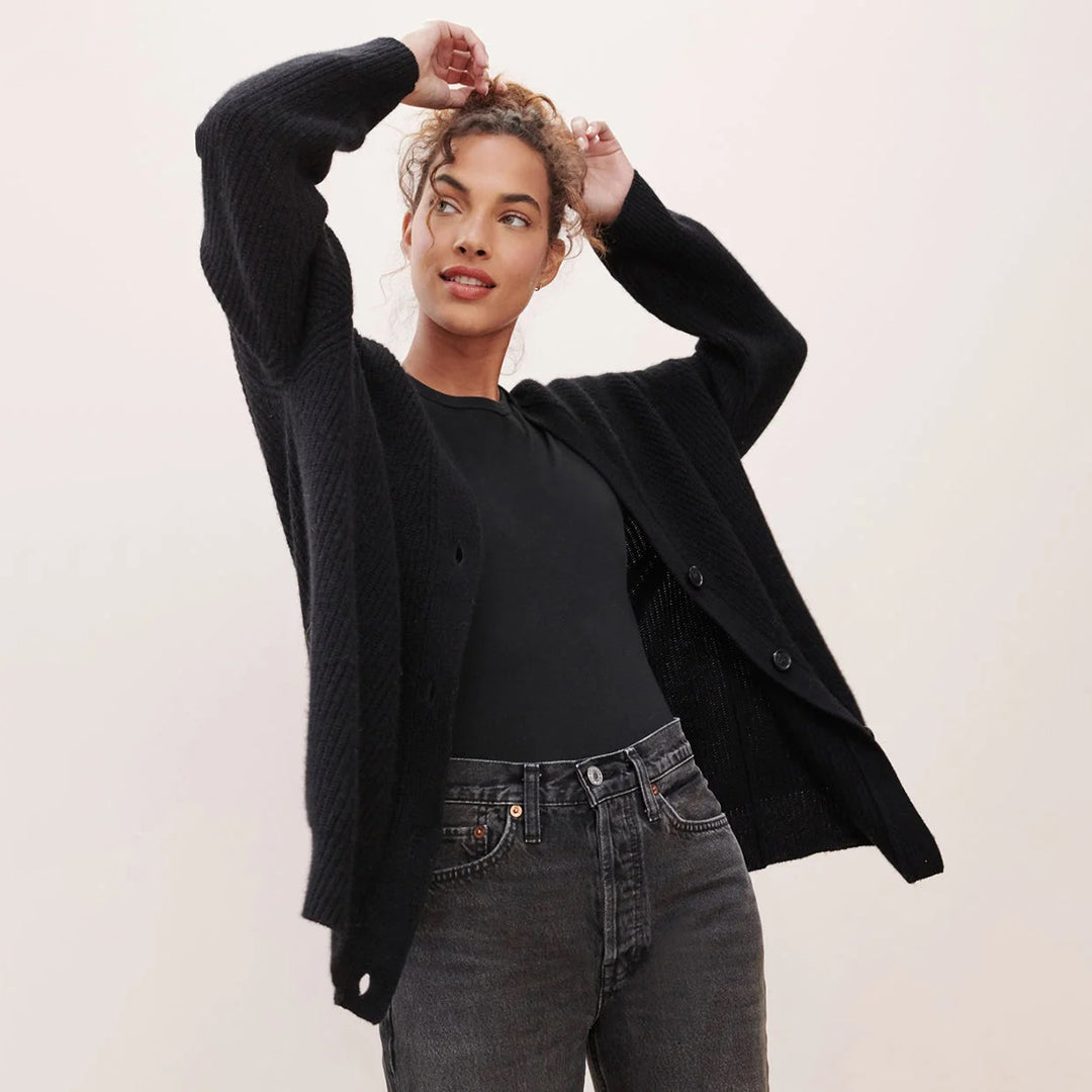 Coco – oversized cardigan vest