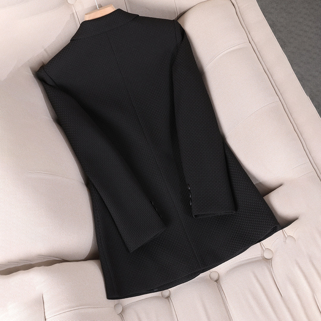 Nina – single-breasted herfstblazer met lange mouwen
