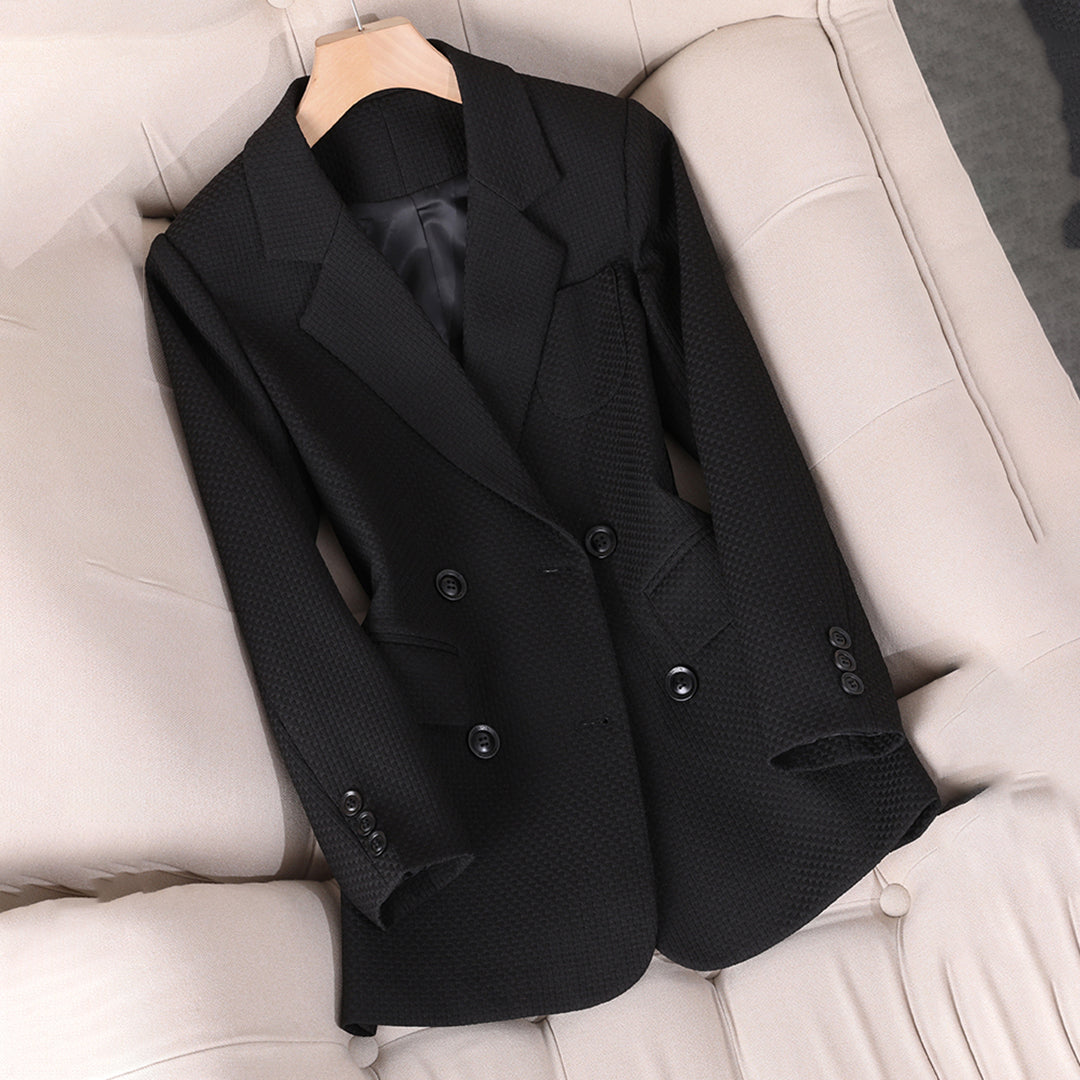 Nina – single-breasted herfstblazer met lange mouwen