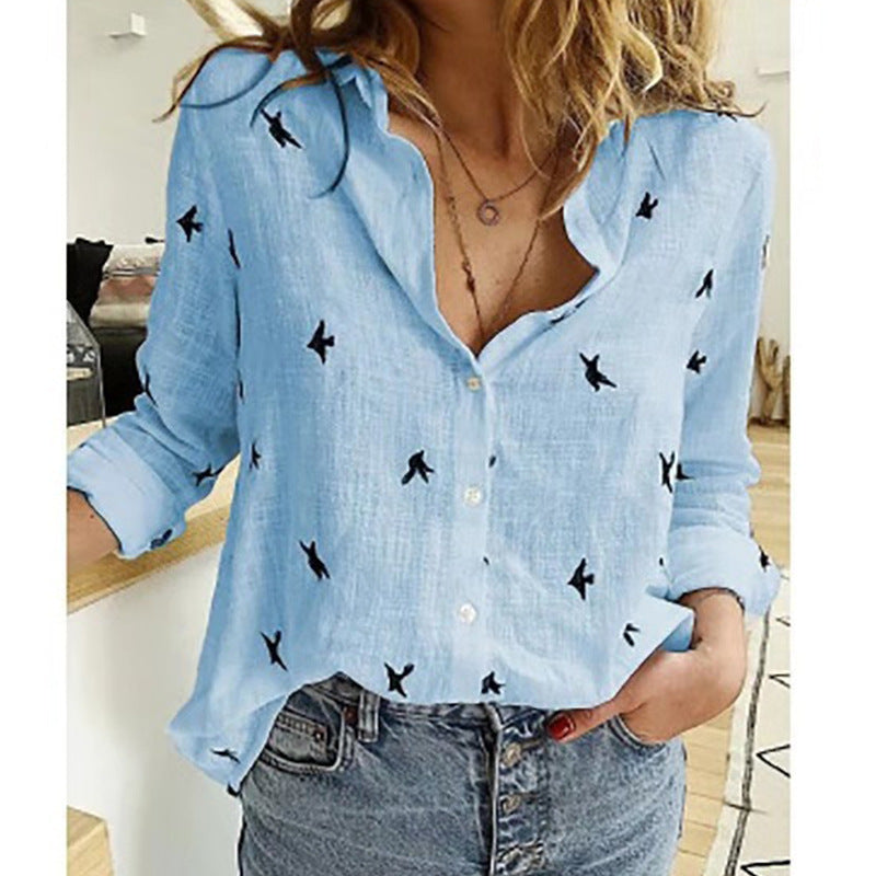 Chloë - Casual Luchtige Linnen Dames Blouse