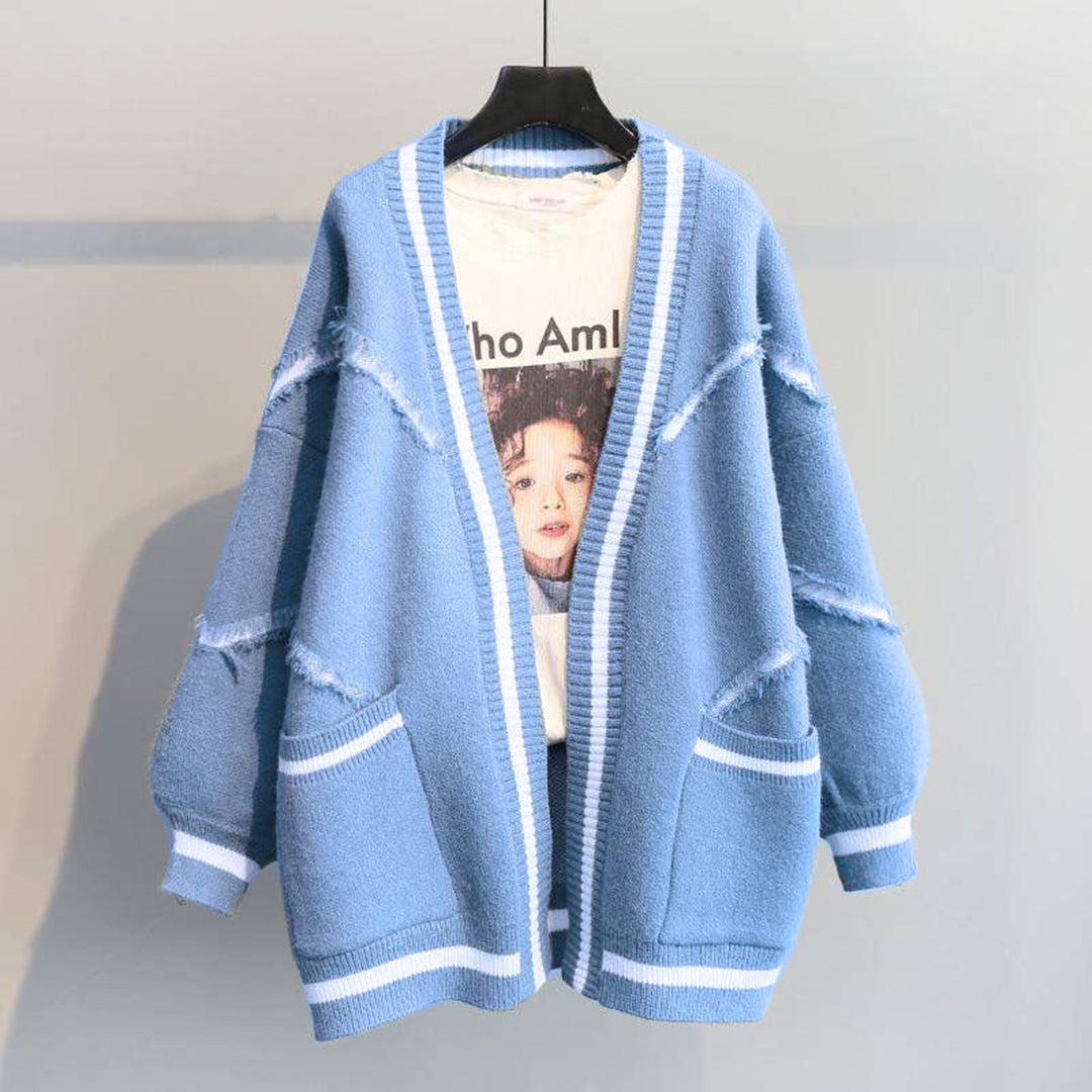 Jill – gestructureerd cardigan vest met Parijse stijl