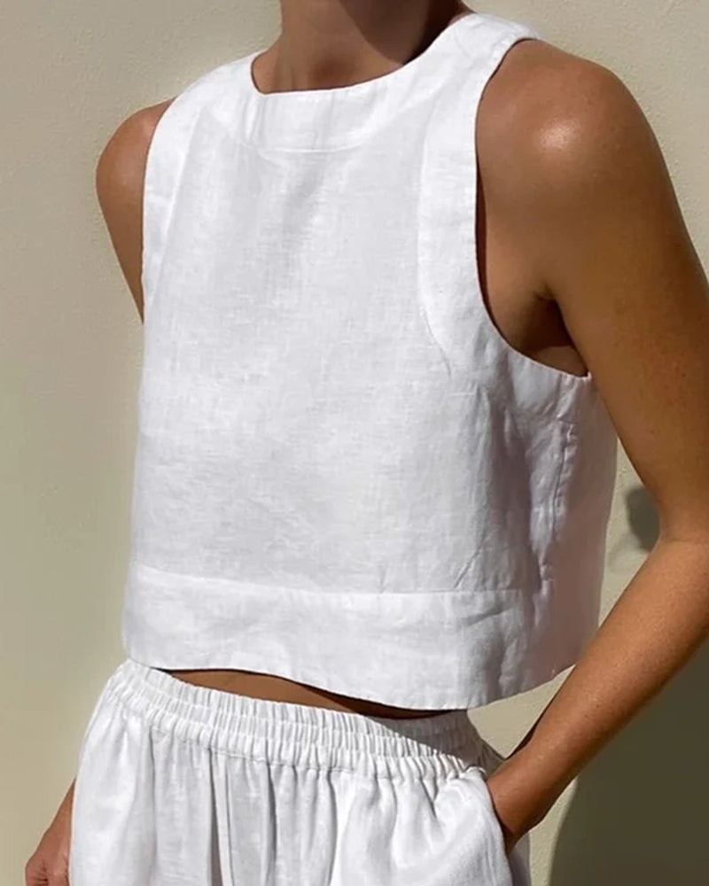 Noor - Luchtige Wide leg dames zomer set