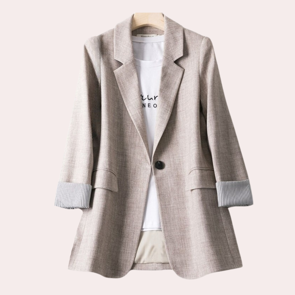 Mallory – casual damesblazer met comfortabele pasvorm
