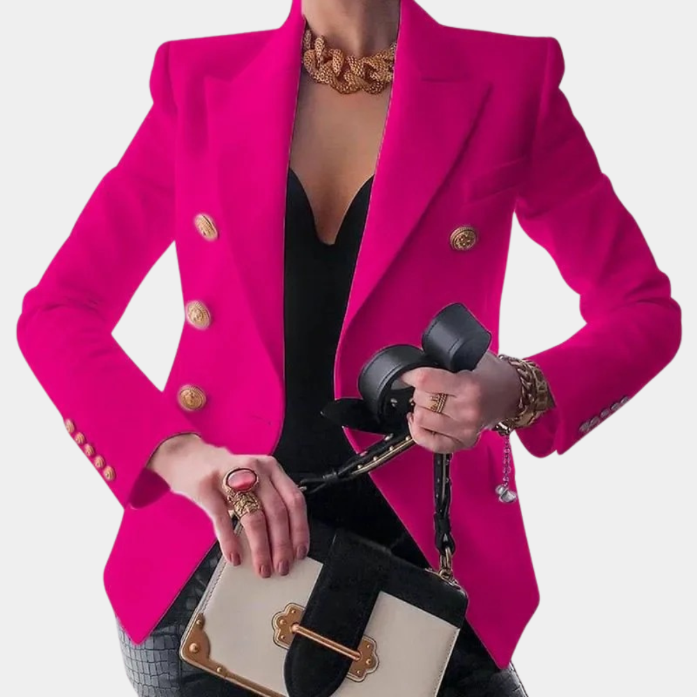 Gemma – getailleerde blazer met opstaande kraag