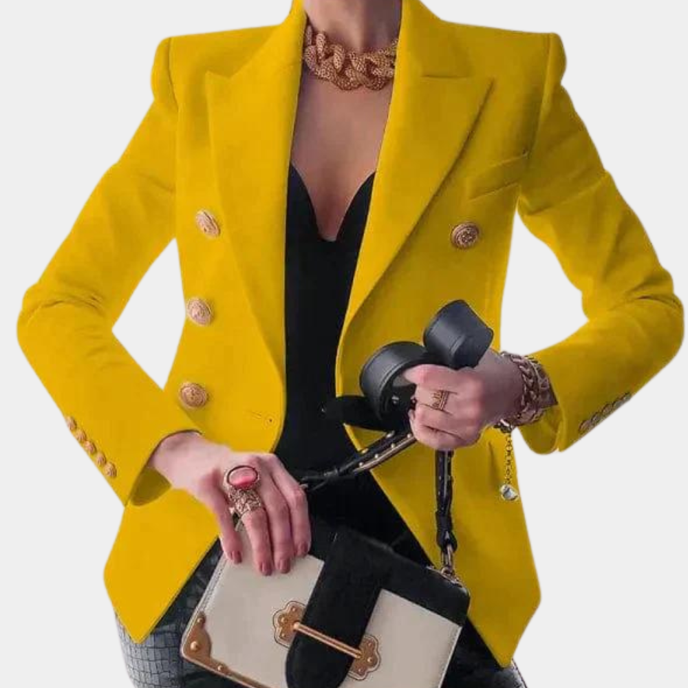 Gemma – getailleerde blazer met opstaande kraag