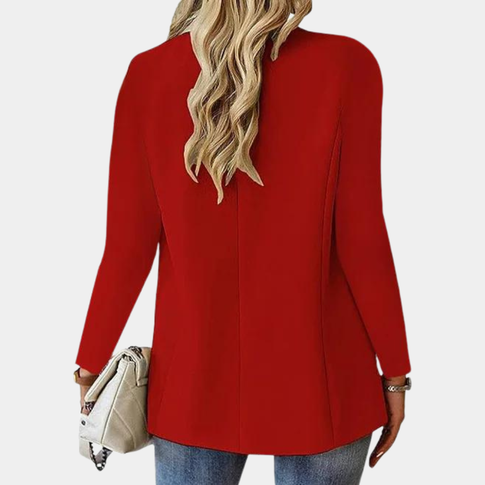 Elena – getailleerde blazer met zachte afwerking