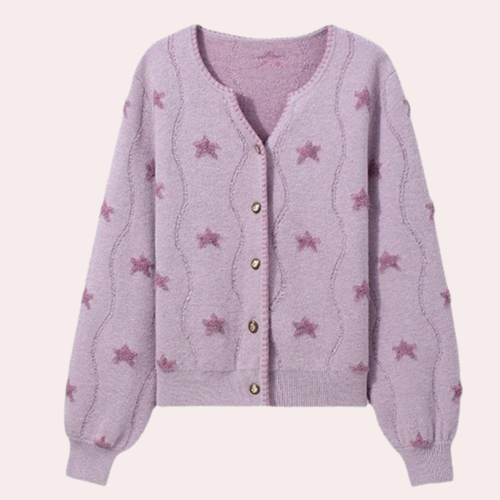 Kiana – gebreid cardigan vest van kasjmier