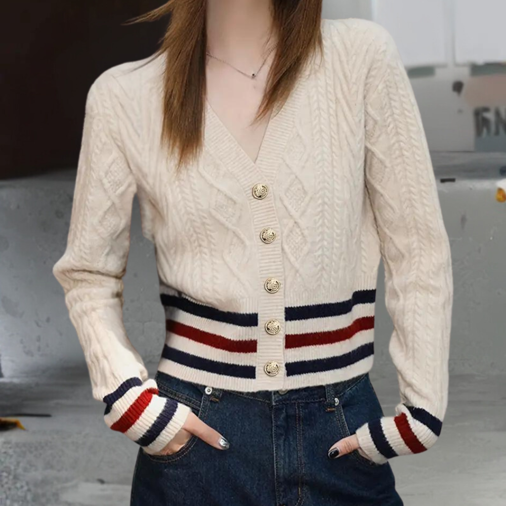 Lisan – getailleerd cardigan vest