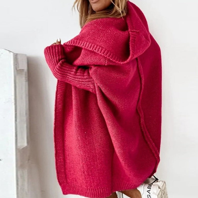 Carrie – Dames Cardigan Met Oversized Pasvorm En Lange Mouwen