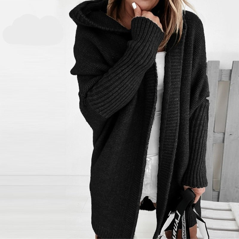 Carrie – Dames Cardigan Met Oversized Pasvorm En Lange Mouwen
