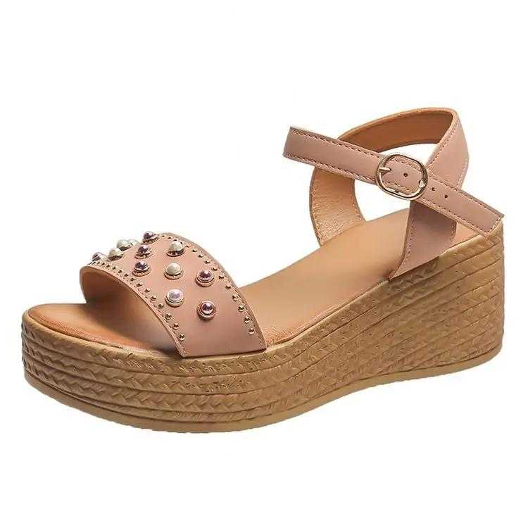 Sharon – Comfortabele sleehaksandalen met verstelbare band