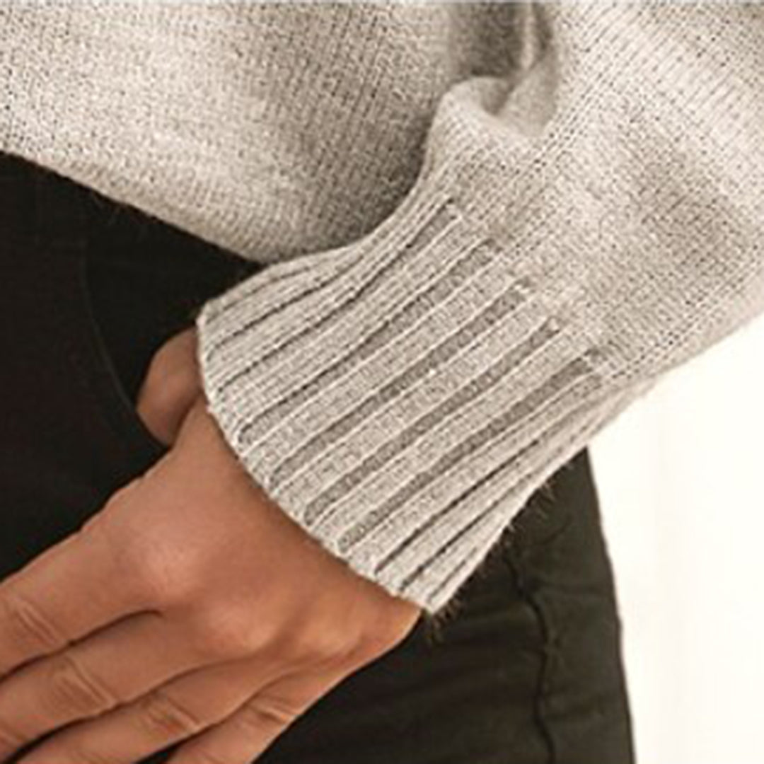 Joelle – oversized gebreide trui met v-hals