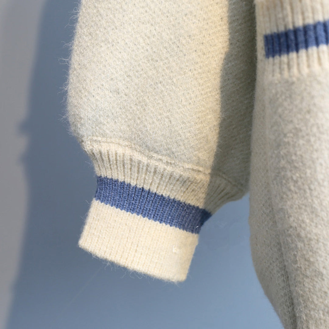 Jill – gestructureerd cardigan vest met Parijse stijl