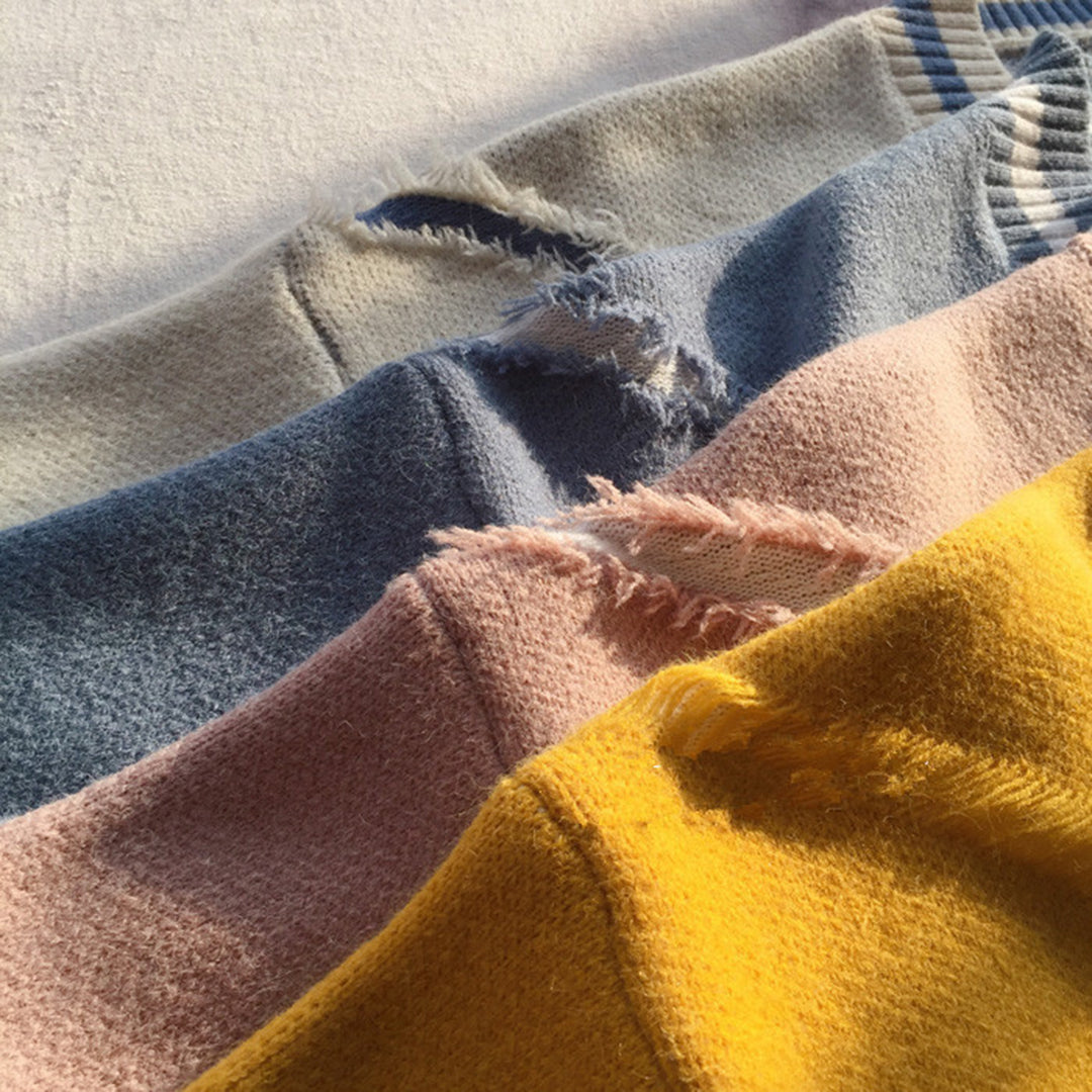 Jill – gestructureerd cardigan vest met Parijse stijl