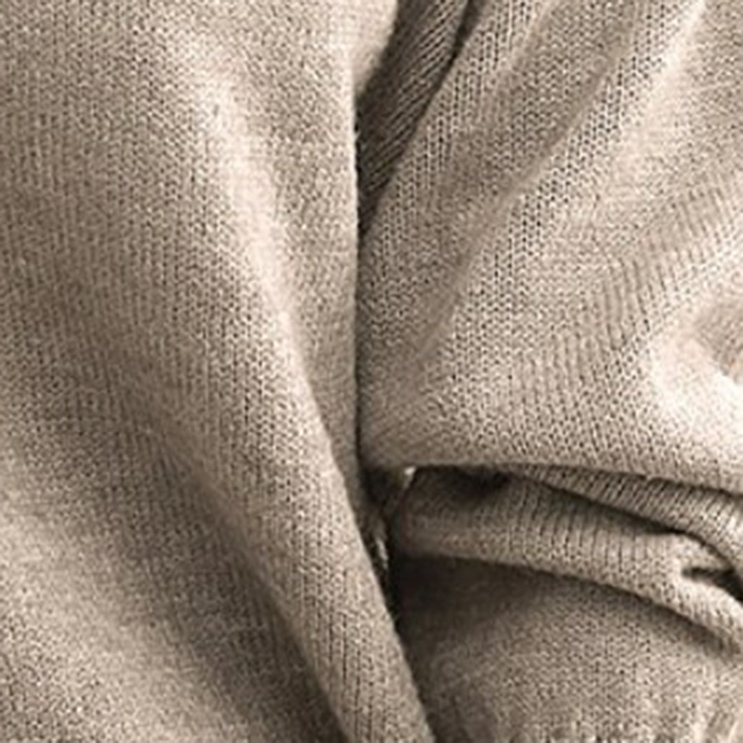 Joelle – oversized gebreide trui met v-hals