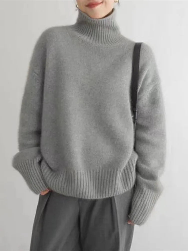 Aada – Gebreide Oversized Kasjmier Coltrui
