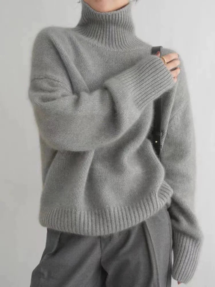 Aada – Gebreide Oversized Kasjmier Coltrui