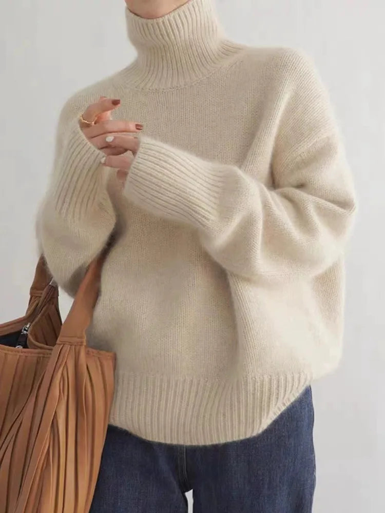 Aada – Gebreide Oversized Kasjmier Coltrui