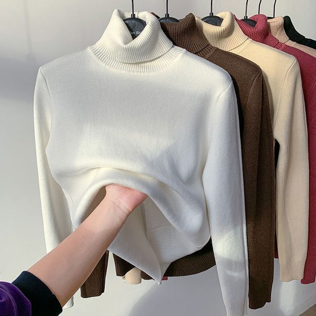 Isabelle – oversized cashmere coltrui met lange mouwen en heuplengte
