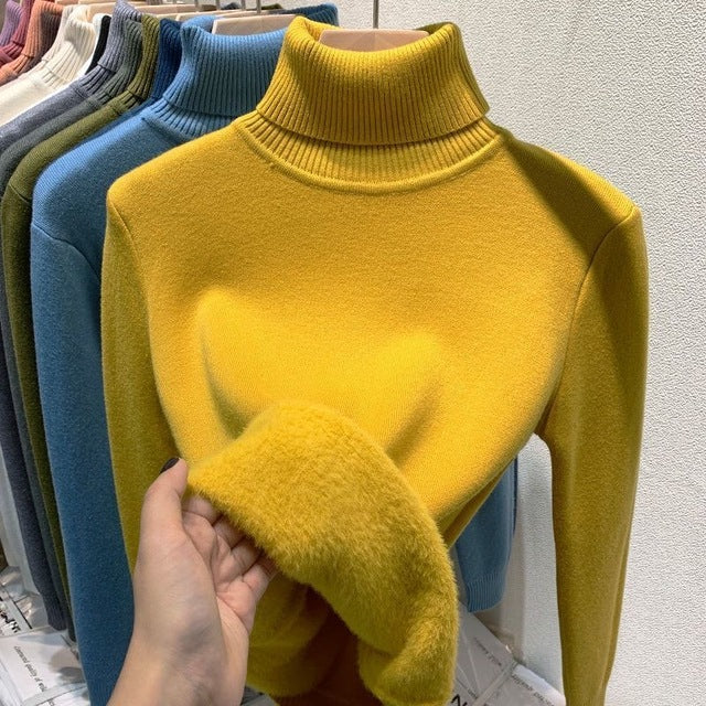Isabelle – oversized cashmere coltrui met lange mouwen en heuplengte