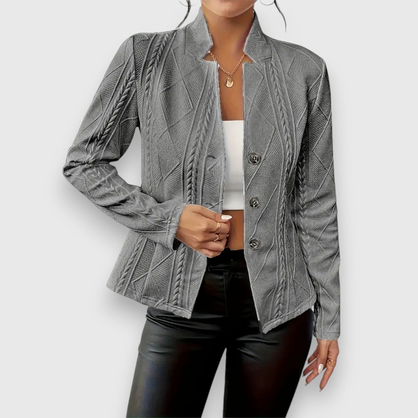 Claire – Getailleerde blazer met reverskraag