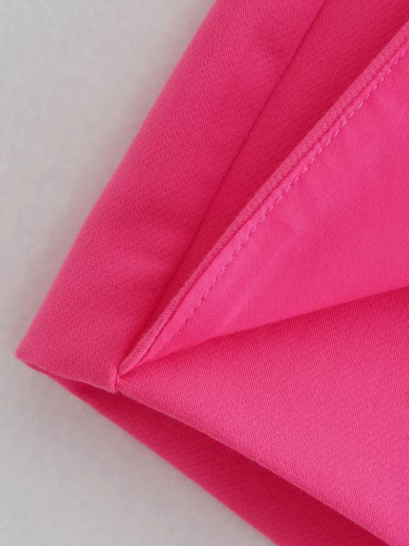 Zofie – Zomer rok met asymmetrisch design en zijrits